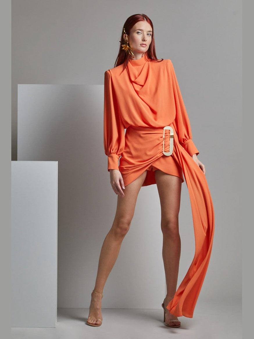 Long Sleeve MIDORI Mini Dress