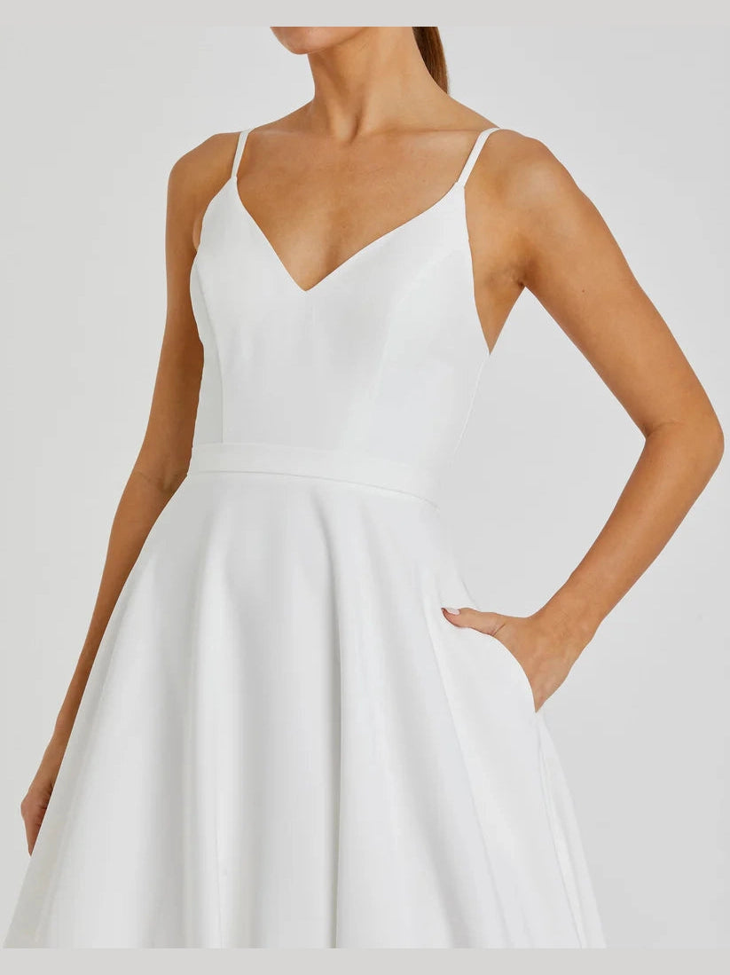 Classic A-Line V-Neck Ballgown