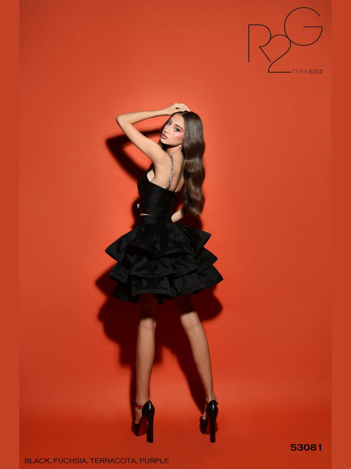 Loli Elbise 2 Piece Bow Embellished Set