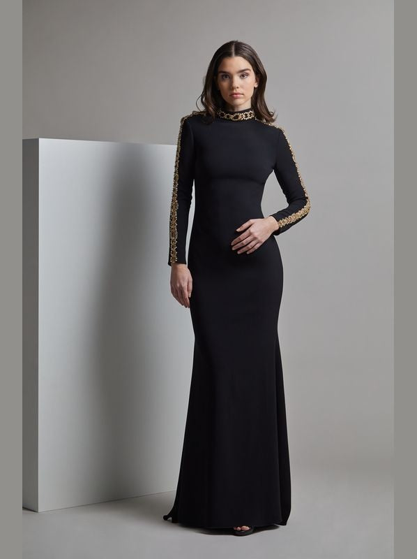Long Sleeve WATARU Evening Dress