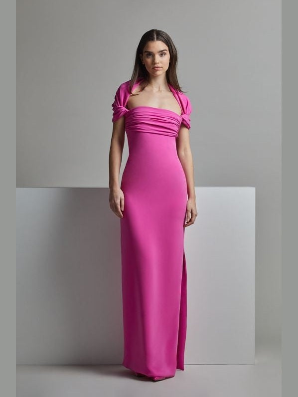 Short Sleeve YORIKO Evening Dress