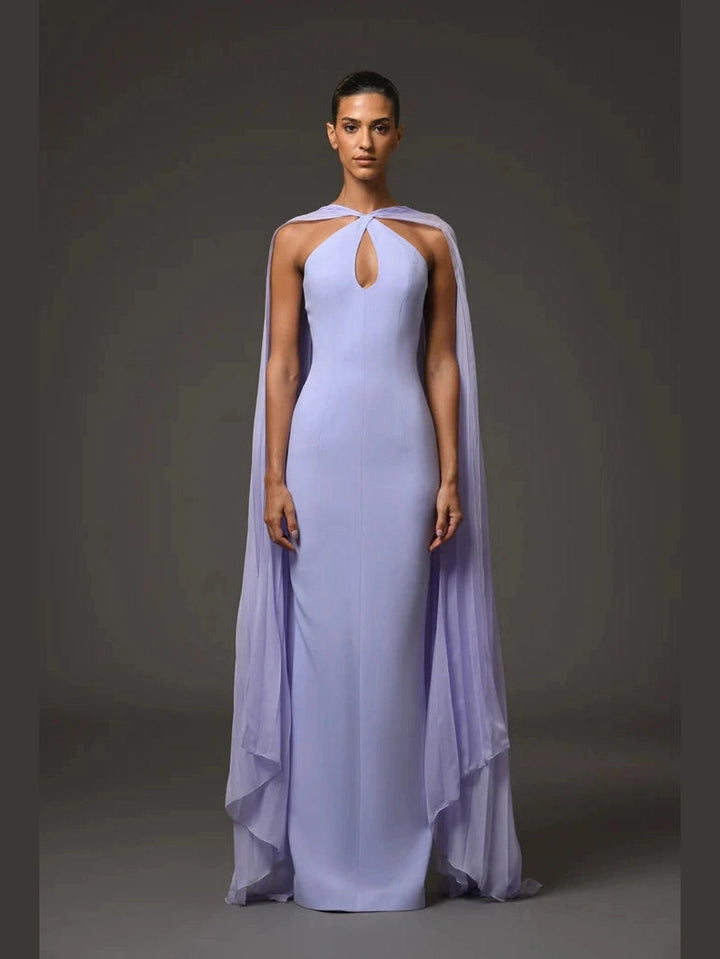 Lilac Crepe Dress