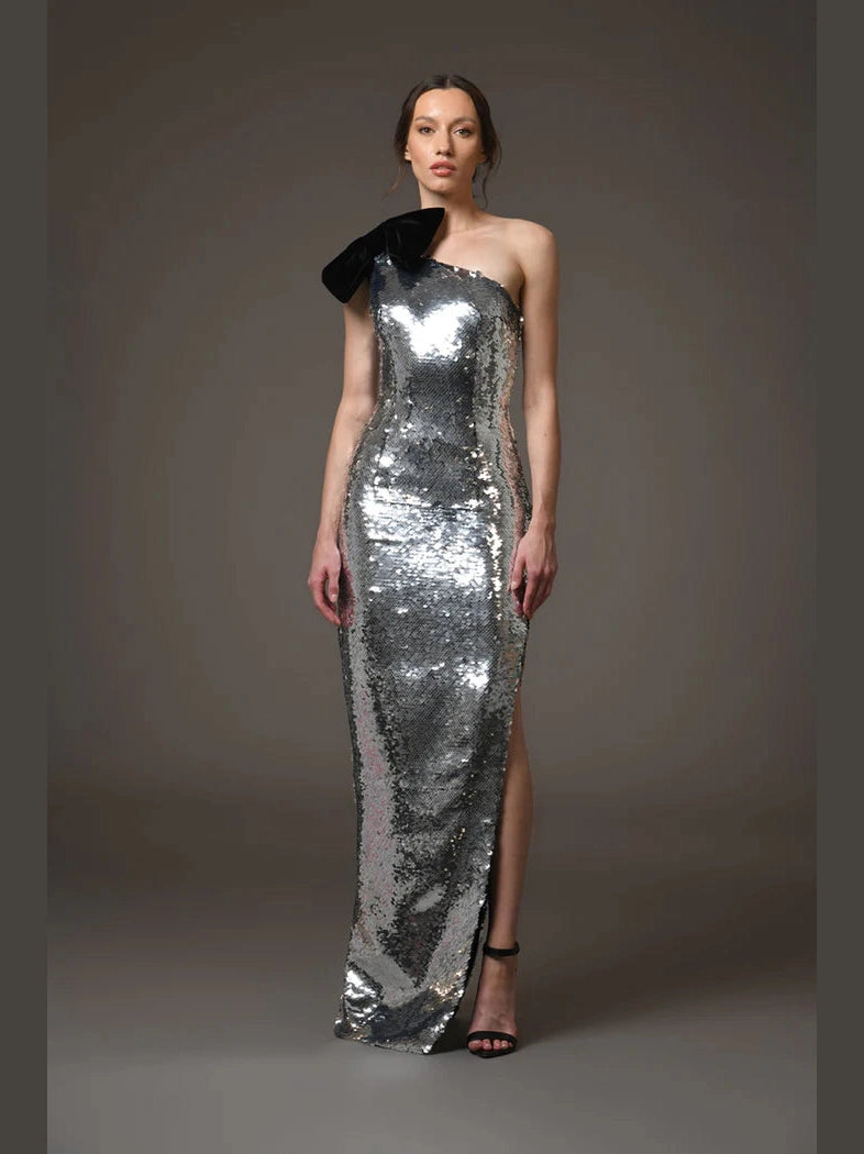 Asymmetric Bow Dress