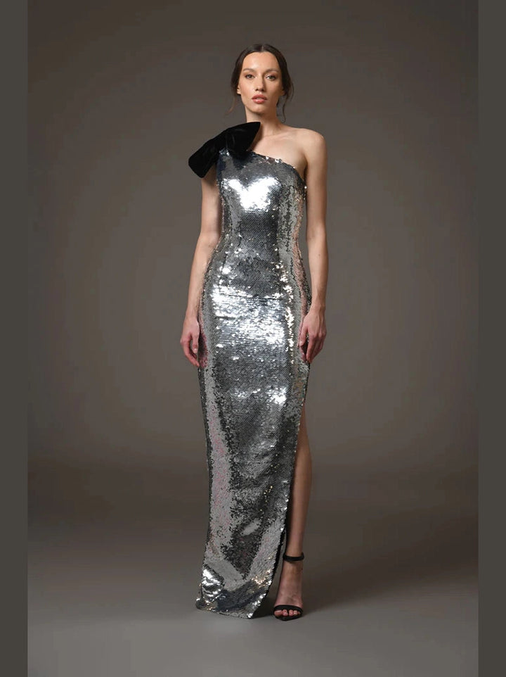 Asymmetric Bow Dress