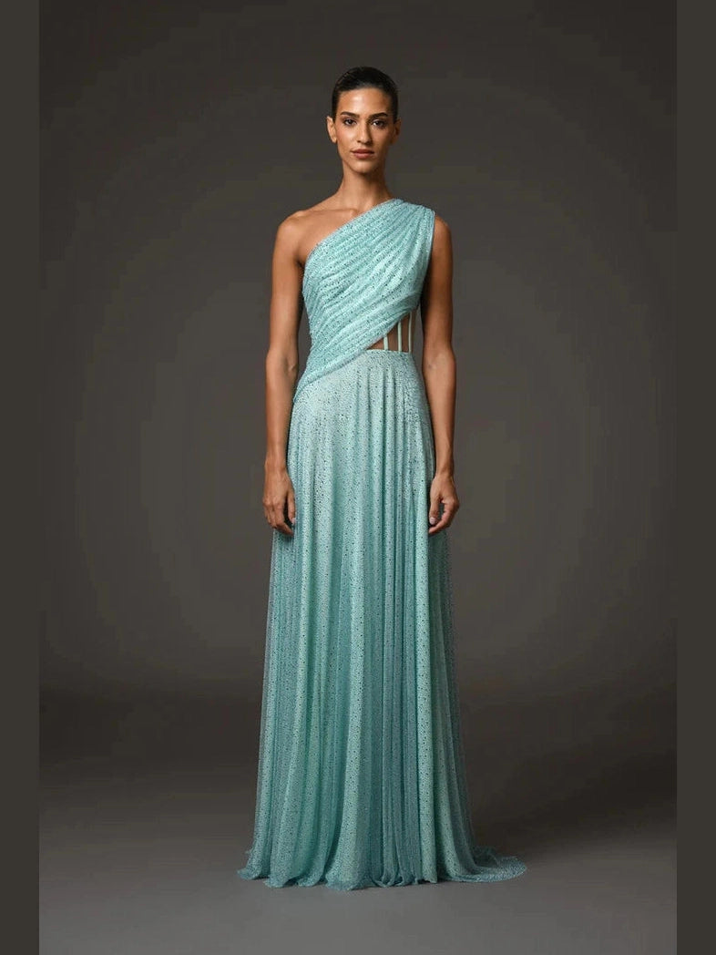 Corseted tulle Dress