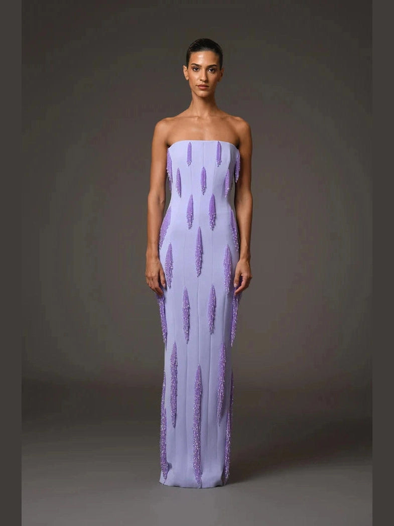 Lilac Crêpe Dress