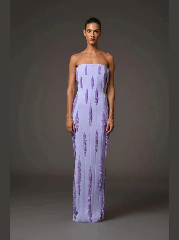 Lilac Crêpe Dress