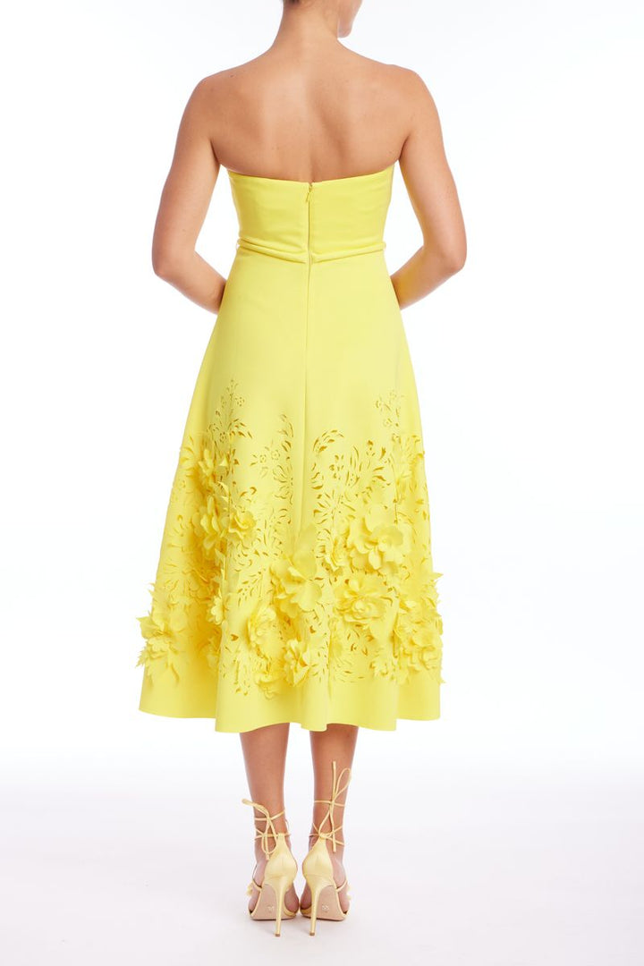 Strapless Cutout A-Line Dress
