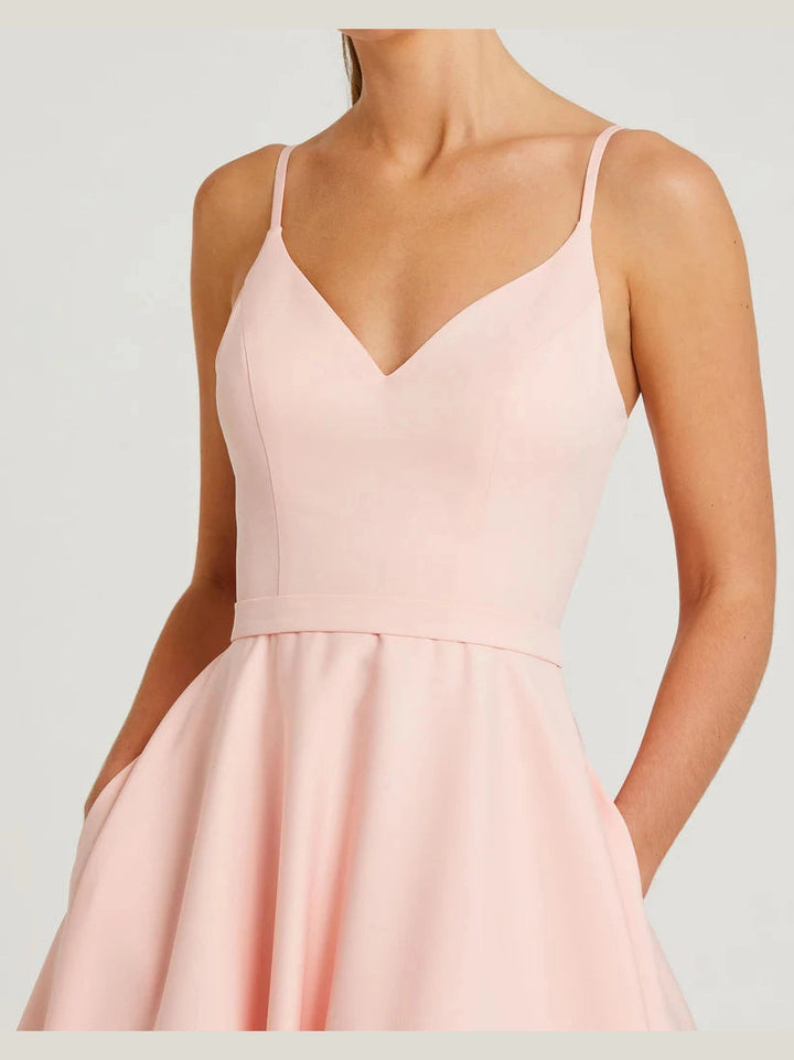 Classic A-Line V-Neck Ballgown