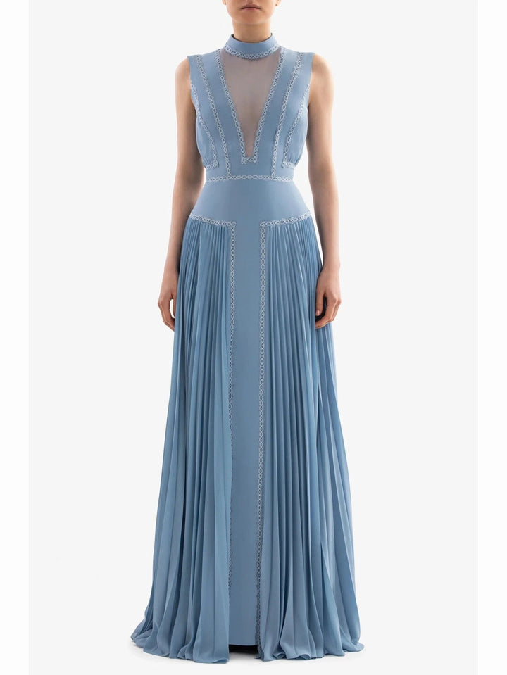 BLUE GEORGETTE DRESS