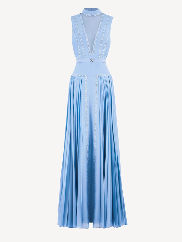 BLUE GEORGETTE DRESS
