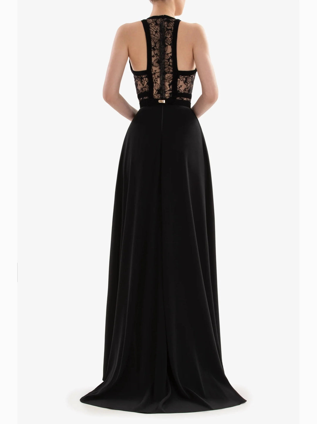 JET BLACK LACE DRESS