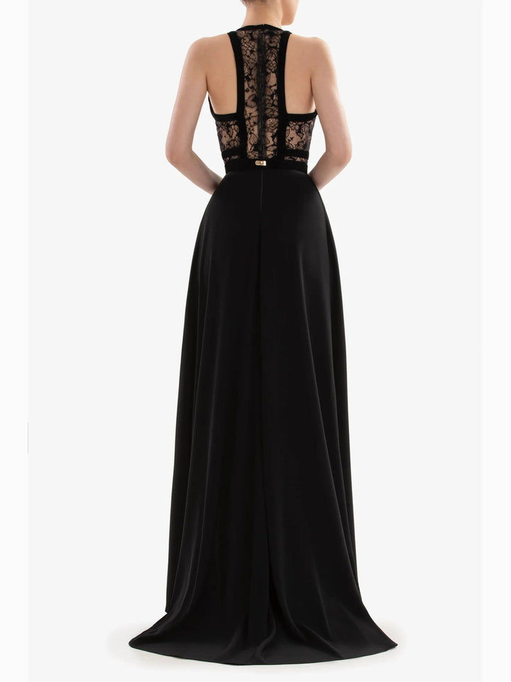 JET BLACK LACE DRESS