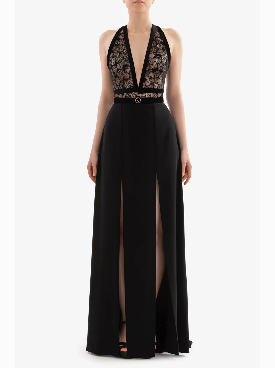 JET BLACK LACE DRESS