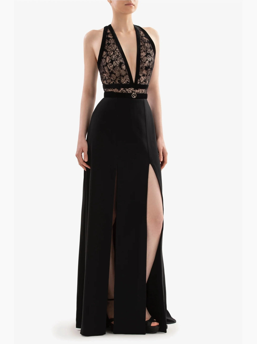 JET BLACK LACE DRESS