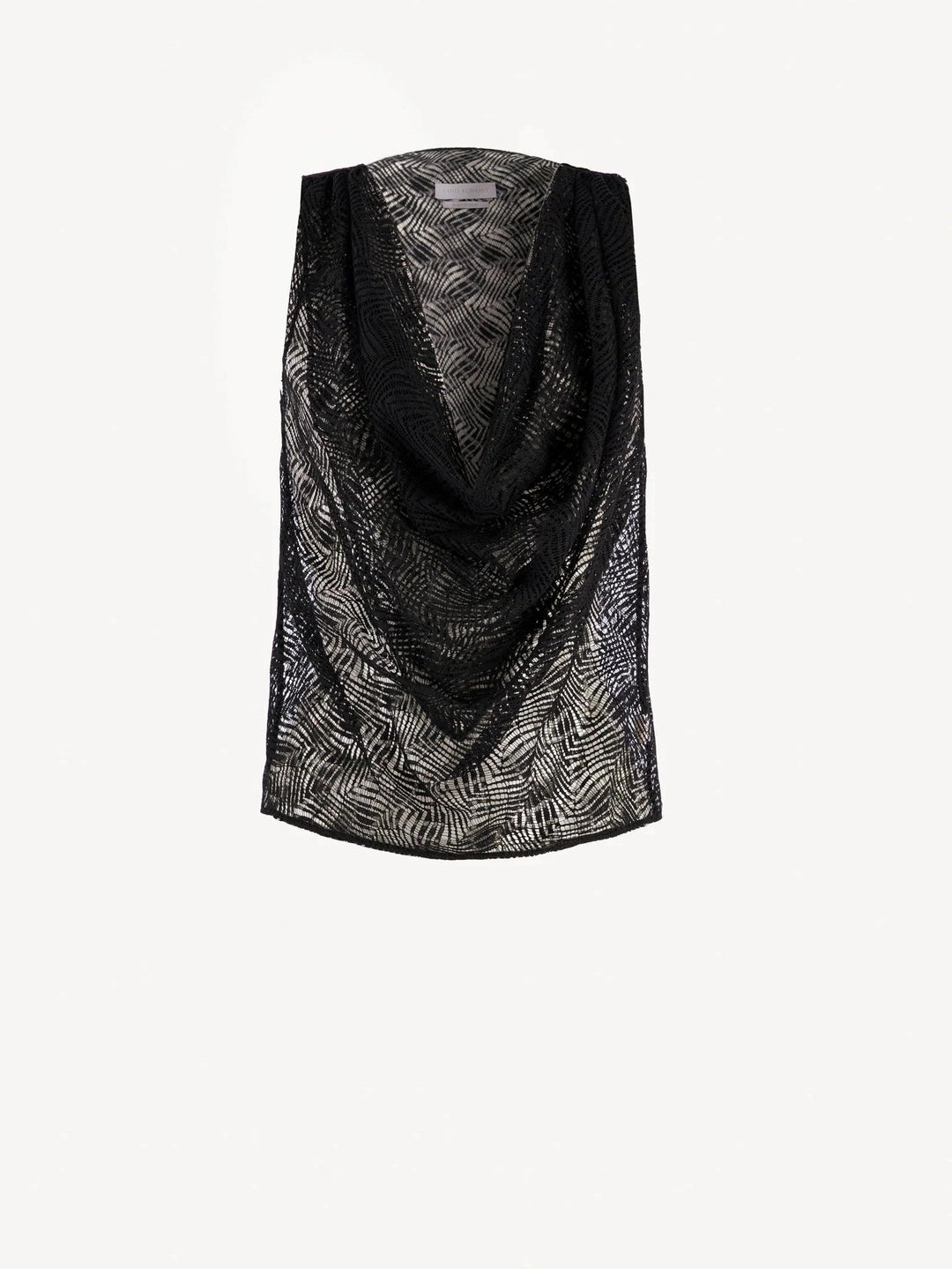 JET BLACK LACE TOP