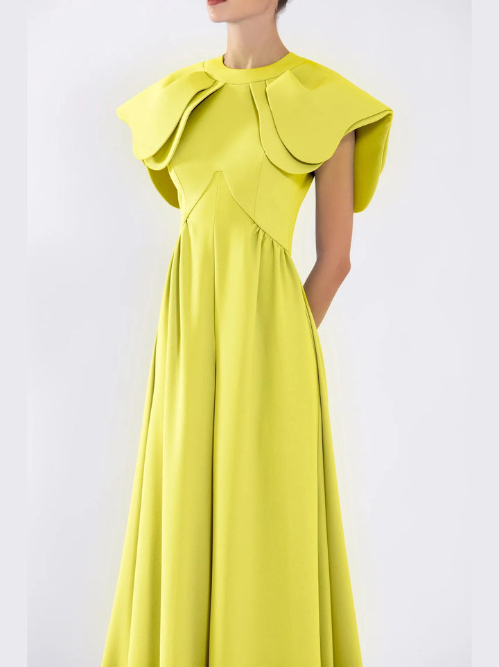 Lime Green Crepe Jumpsuit
