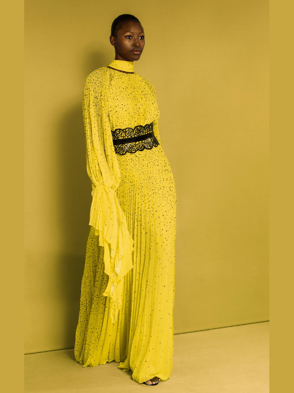 Long Sleeve Myanmar Gown