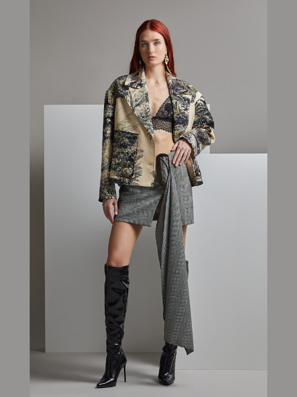 KICHIRO Jacket & Mini Skirt