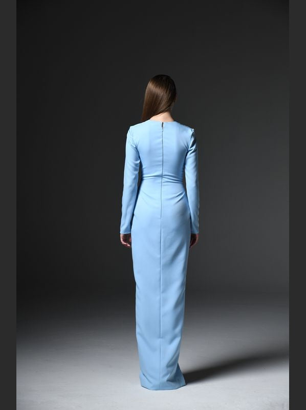 Cut out Embroidered Dress