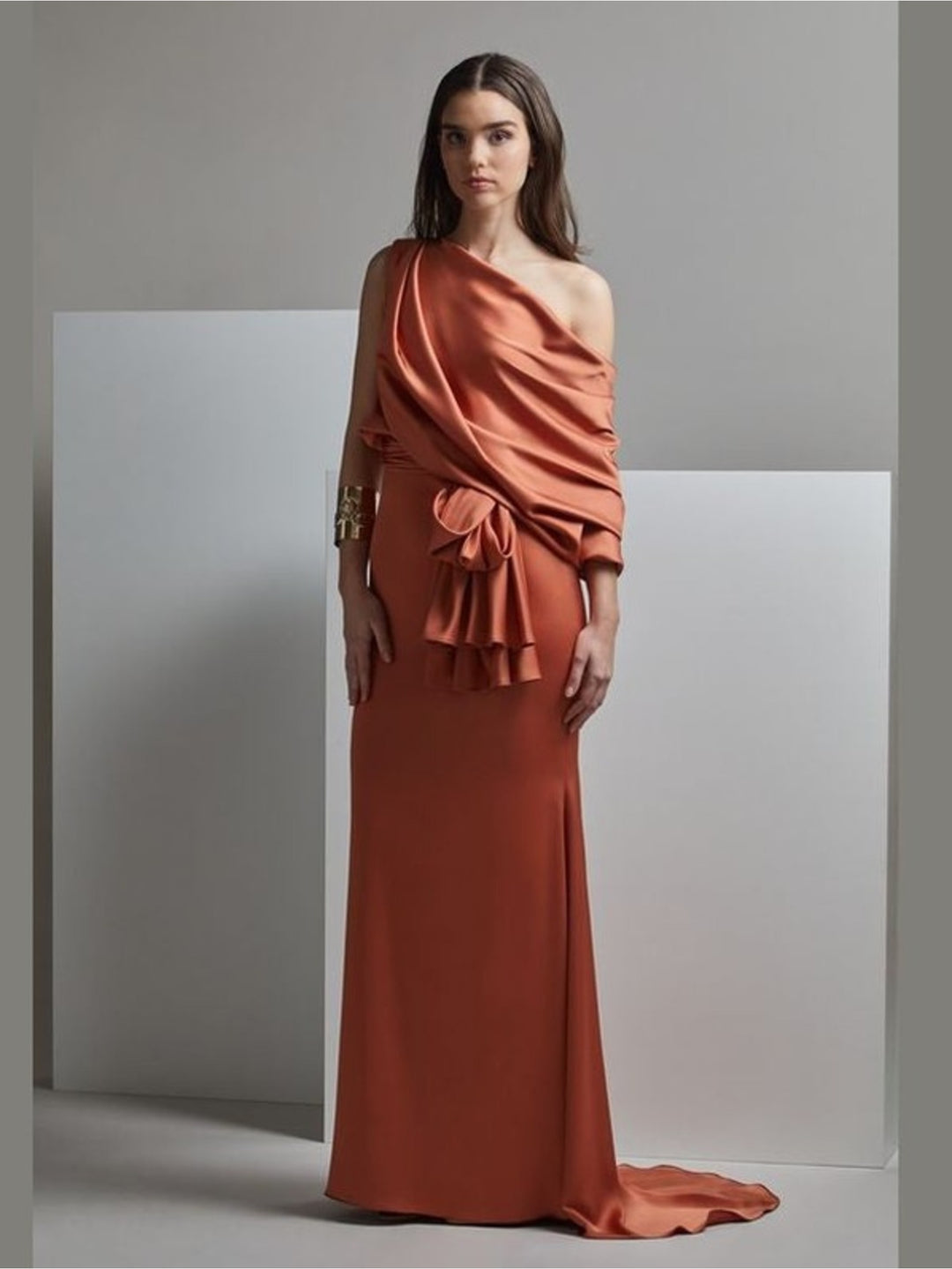 One-Shoulder KYOMI Evening Dress