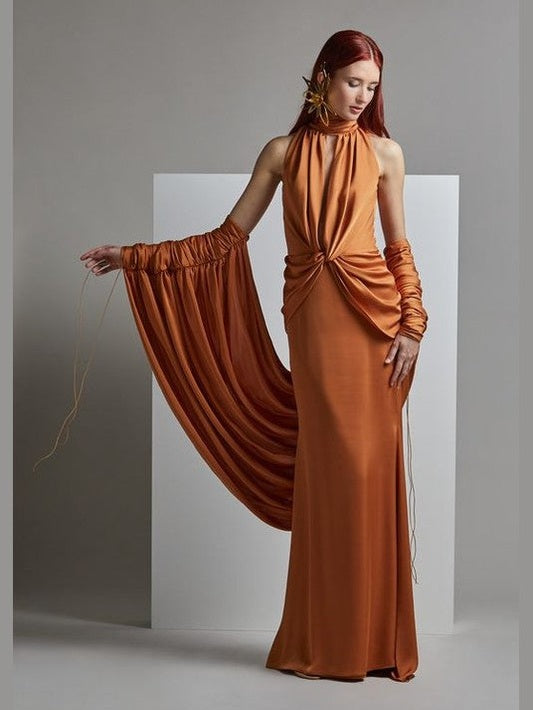 Off-Shoulder KIYONARI Evening Dress