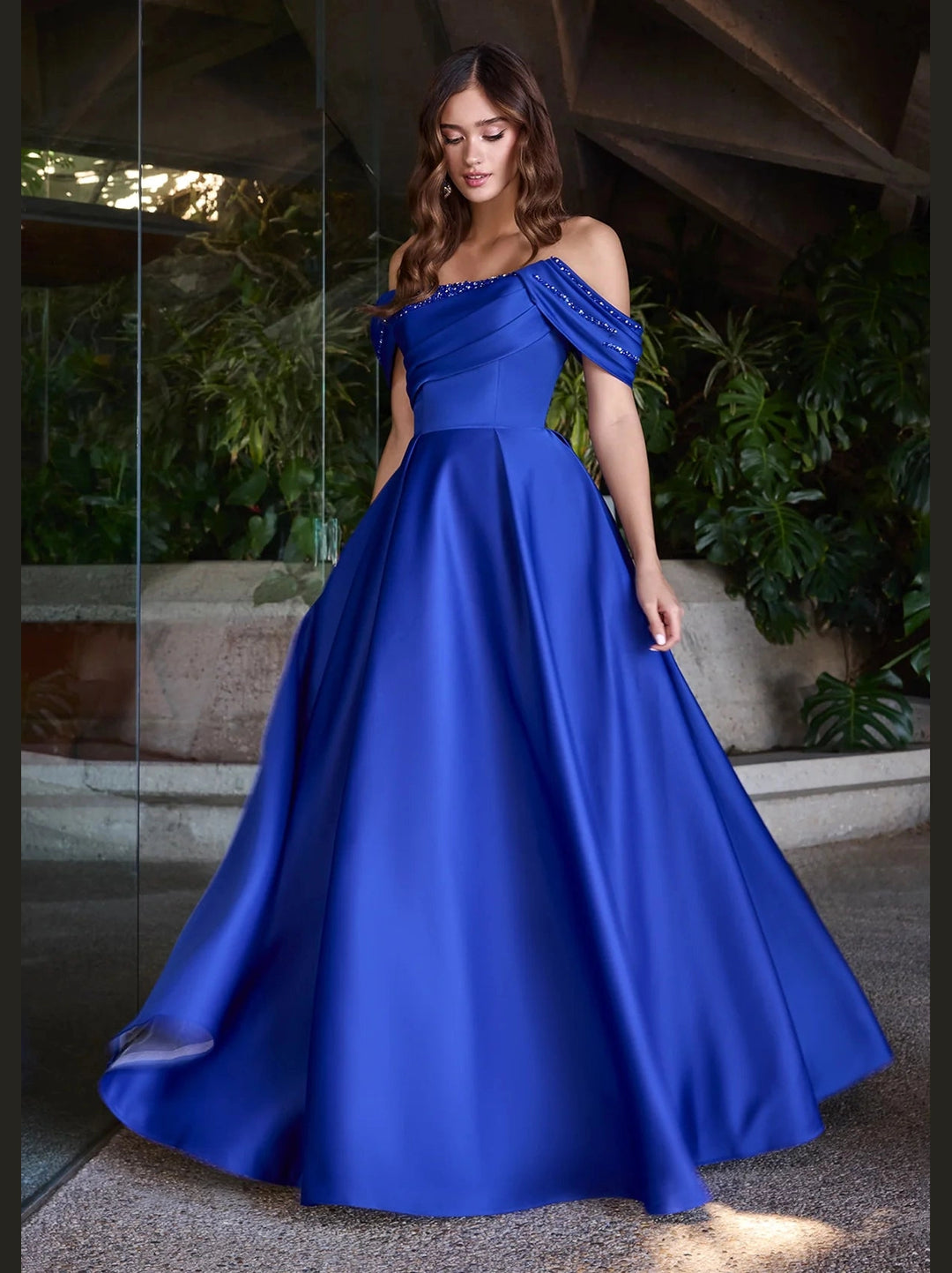 Off Shoulder Ball Gown
