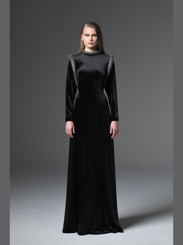 Black Velvet Dress