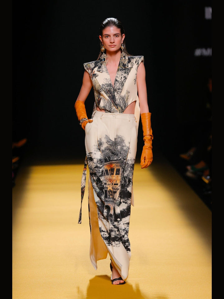 Printed DAICHI Top & Skirt