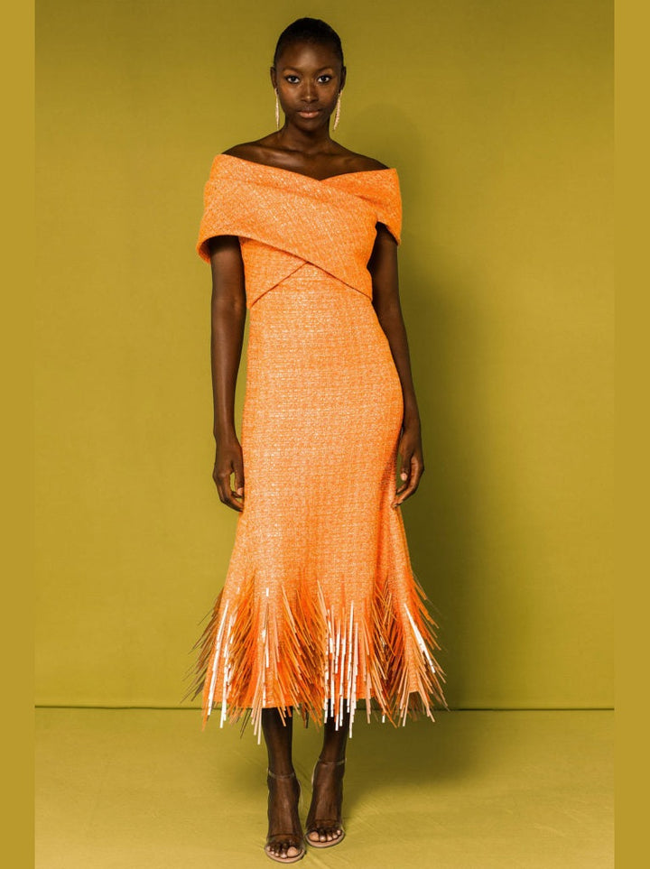 Off-Shoulder Filipinas Dress