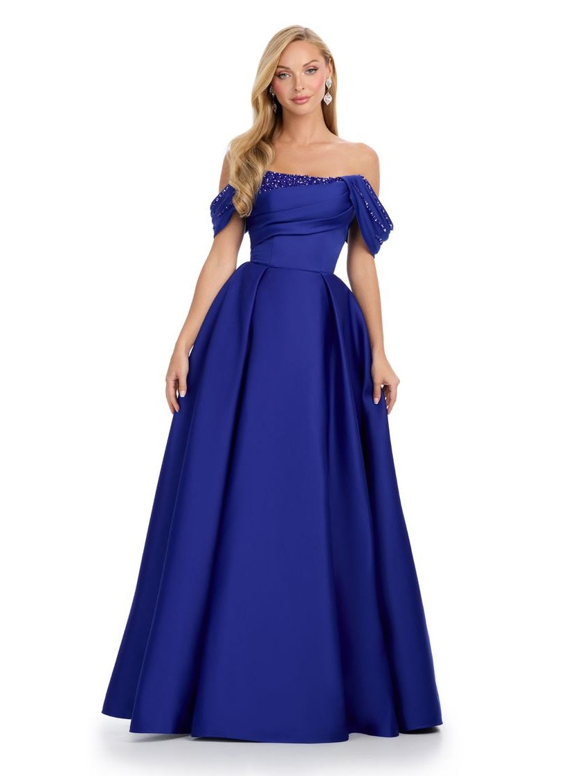 Off Shoulder Ball Gown