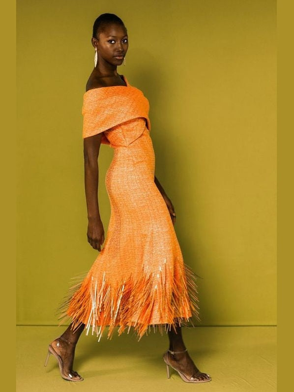 Off-Shoulder Filipinas Dress