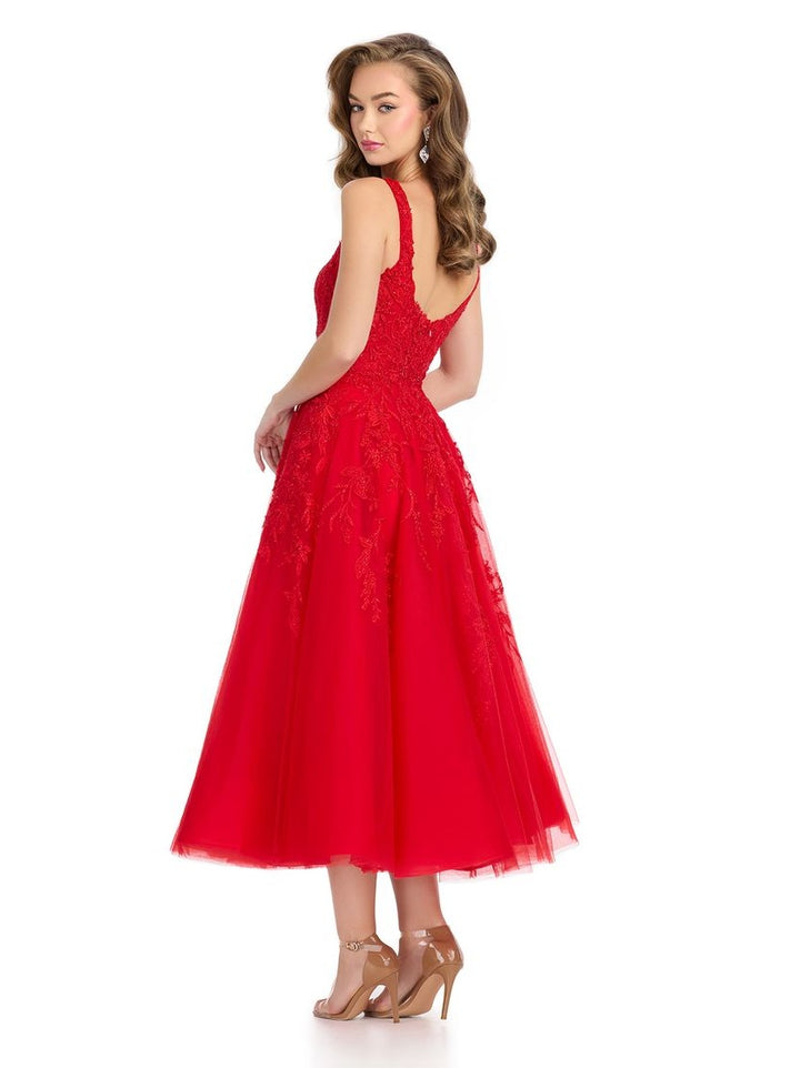 Tulle Tea Length Dress
