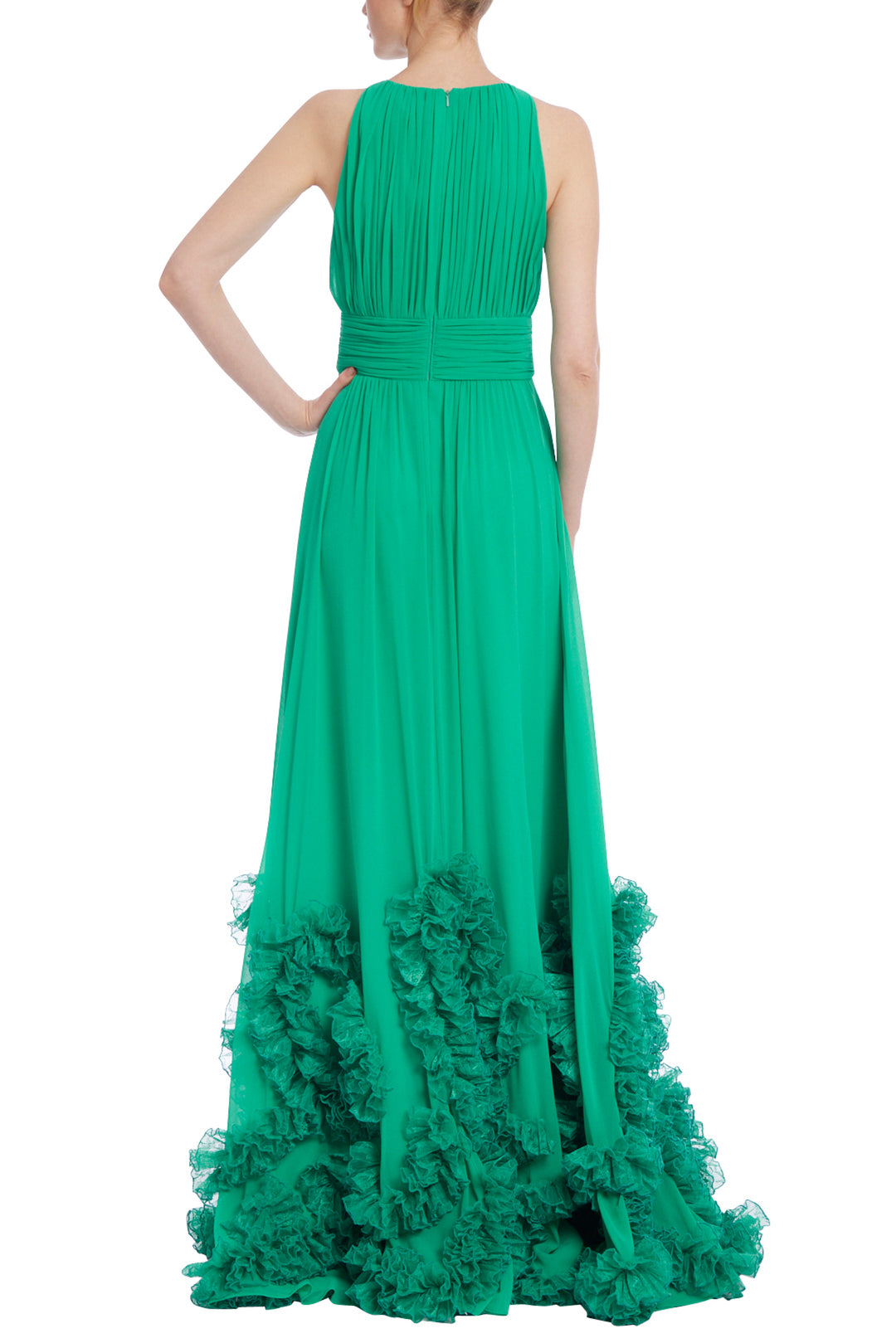 Ruffle Hem Sleevless Dress