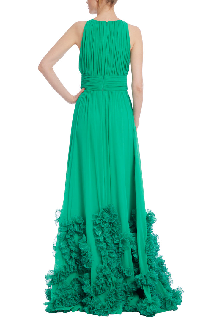 Ruffle Hem Sleevless Dress