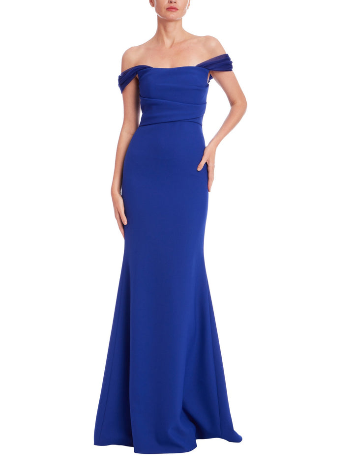 Off the Shoulder Column Gown