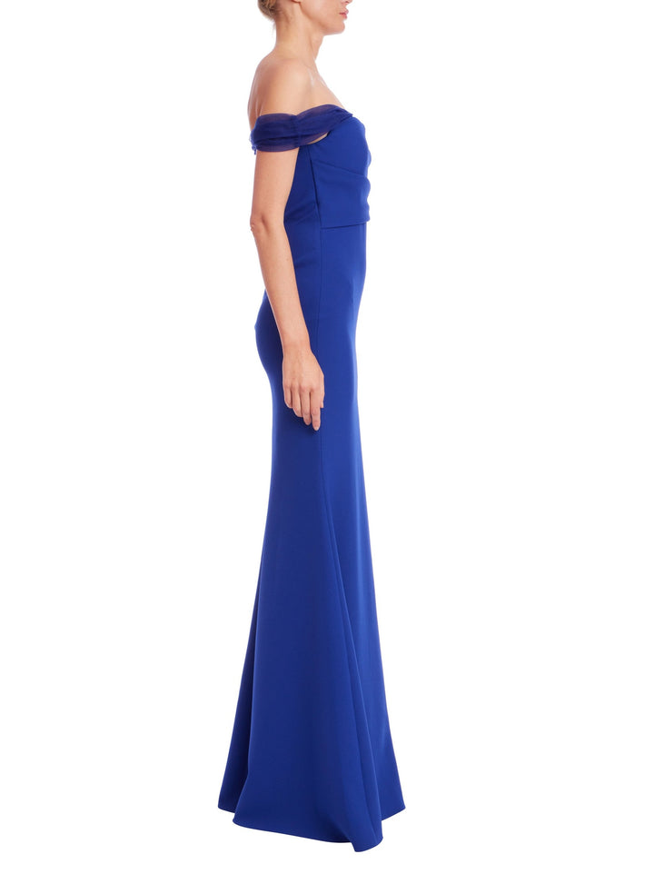 Off the Shoulder Column Gown