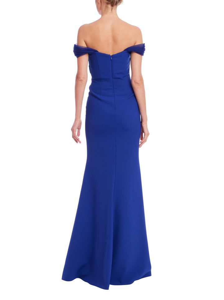 Off the Shoulder Column Gown