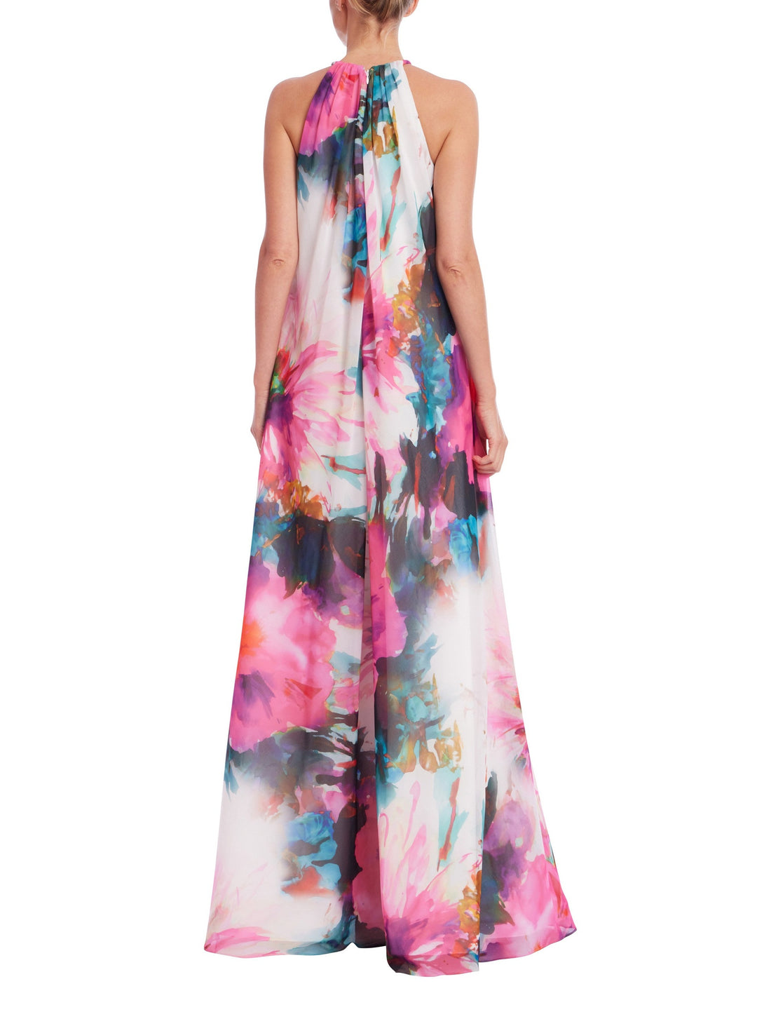 Racerback Printed Trapeze Dress