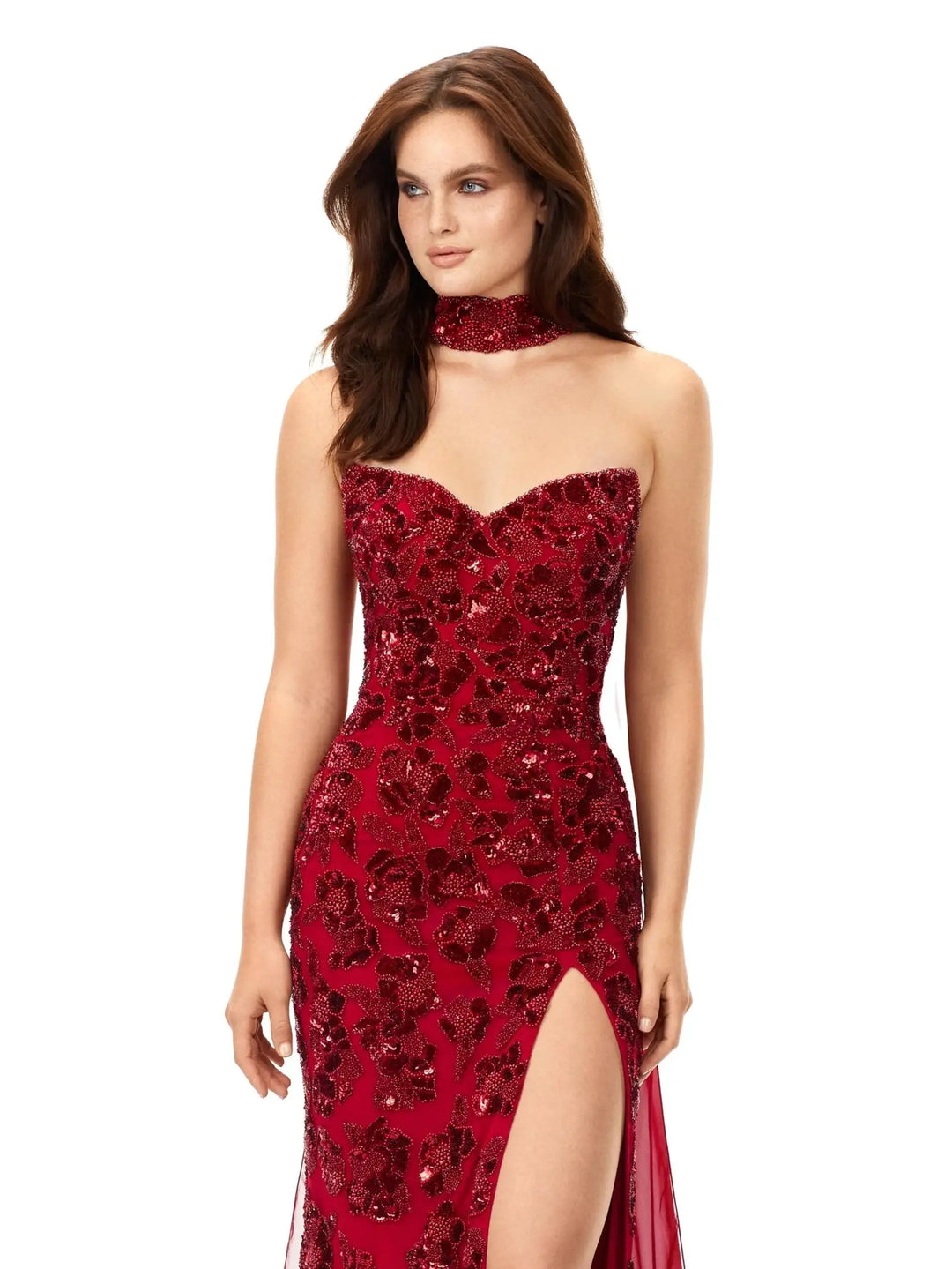 Crystal Detailing / Beaded Gown