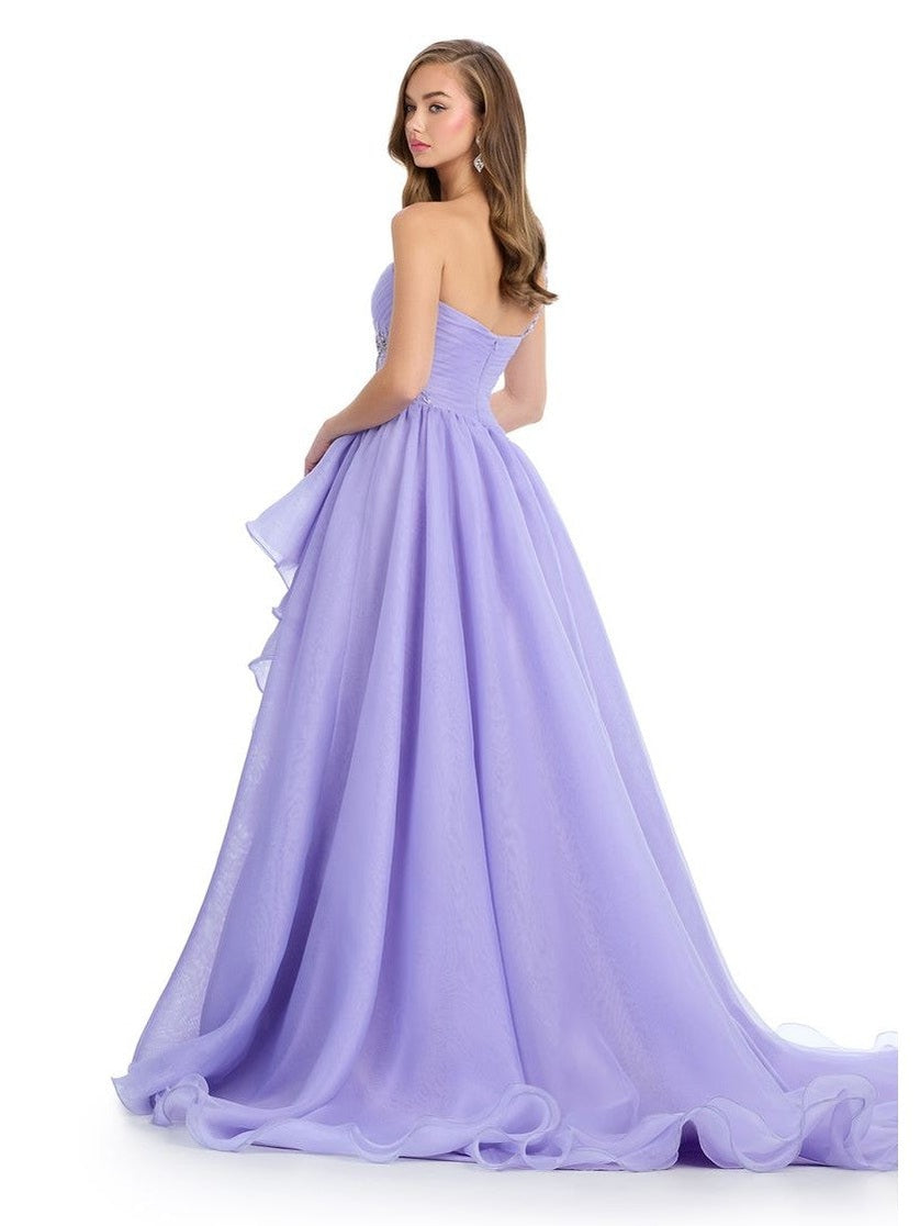 Organza Ball Gown with Beaded Accents