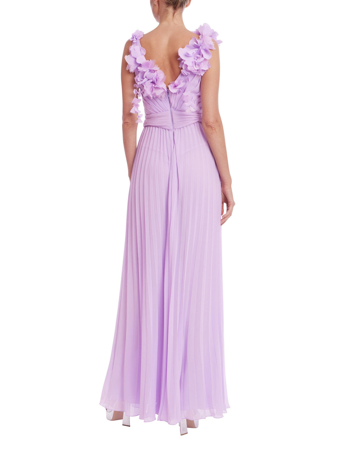 Pleated Georgette Jumpsuit