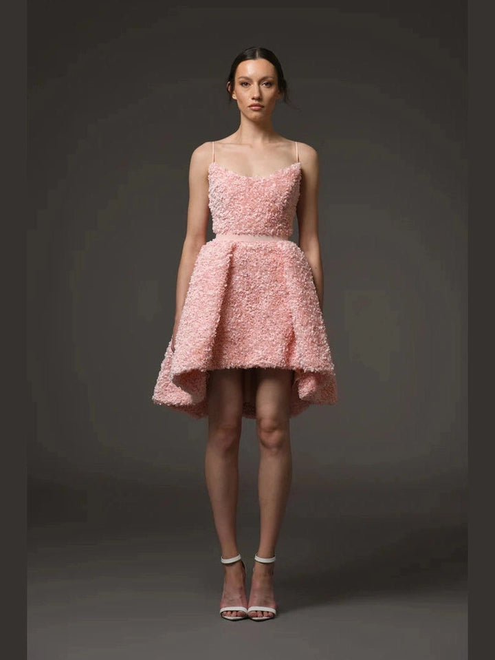 Peach Mini Dress