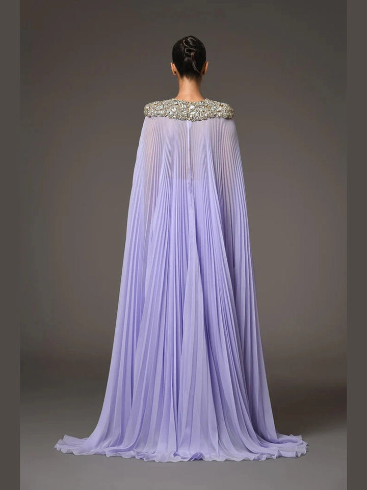 Lilac Plissé Dress
