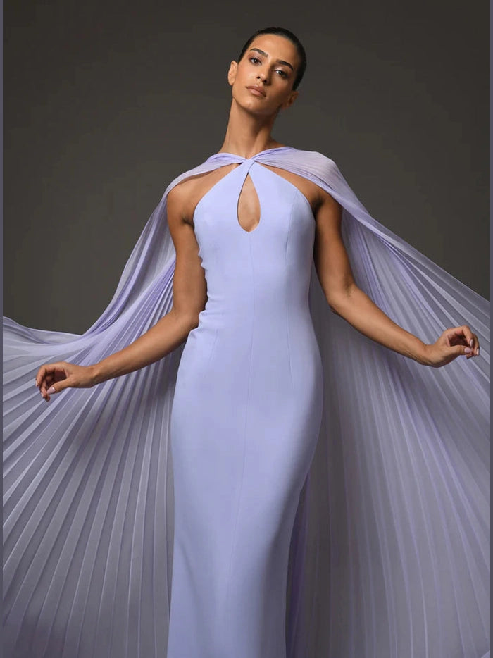Lilac Crepe Dress