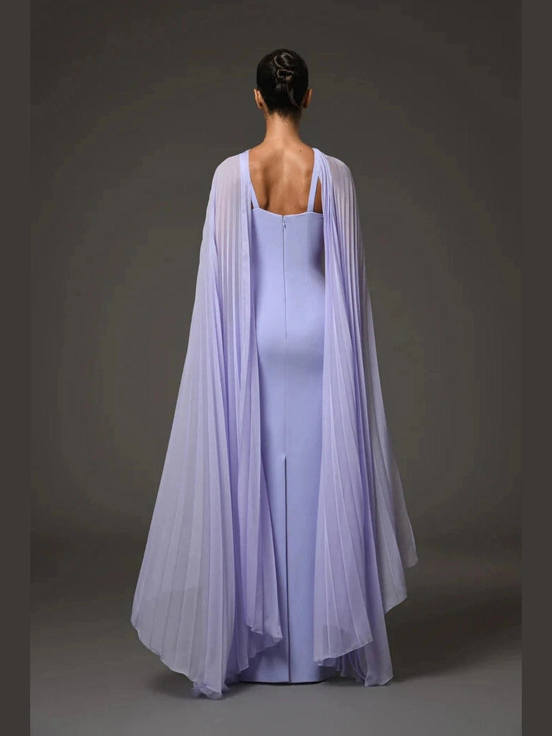 Lilac Crepe Dress
