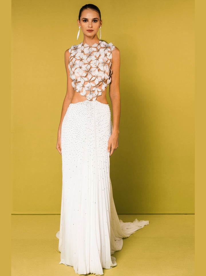 Sleeveless Burkina Gown
