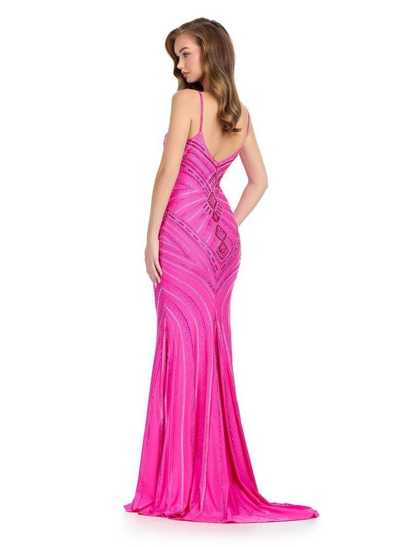 Jersey Gown with Press On Stones