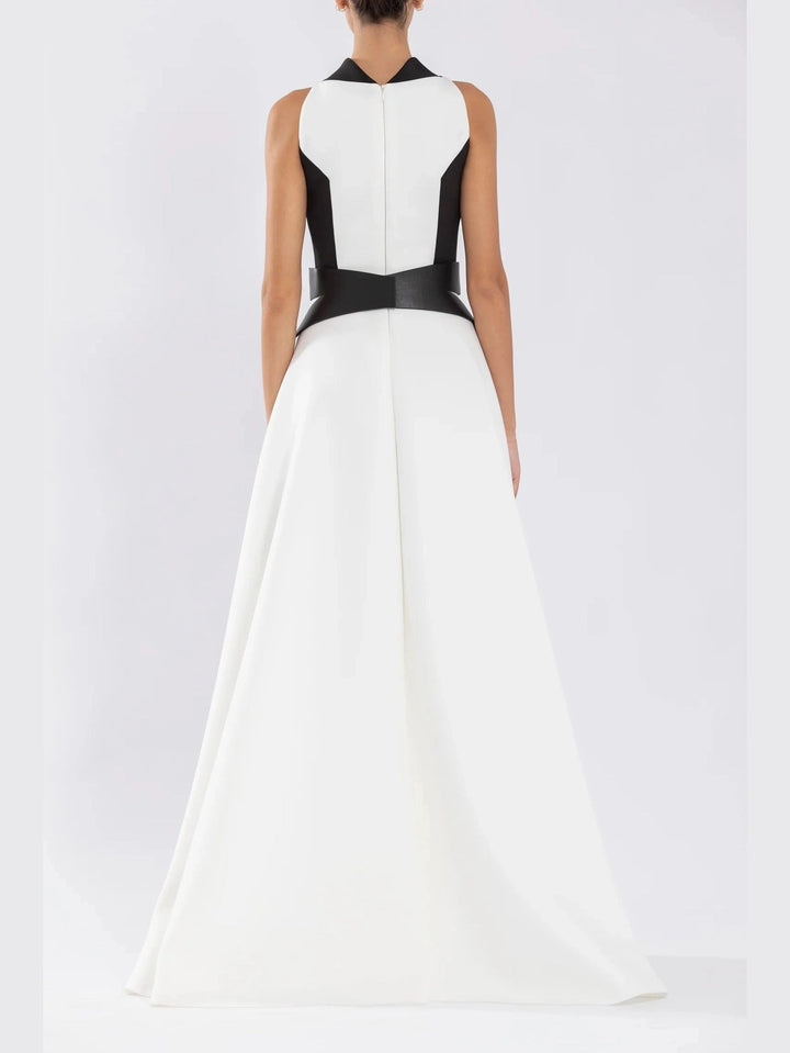 GEOMETRICAL  NEOPRENE
DRESS