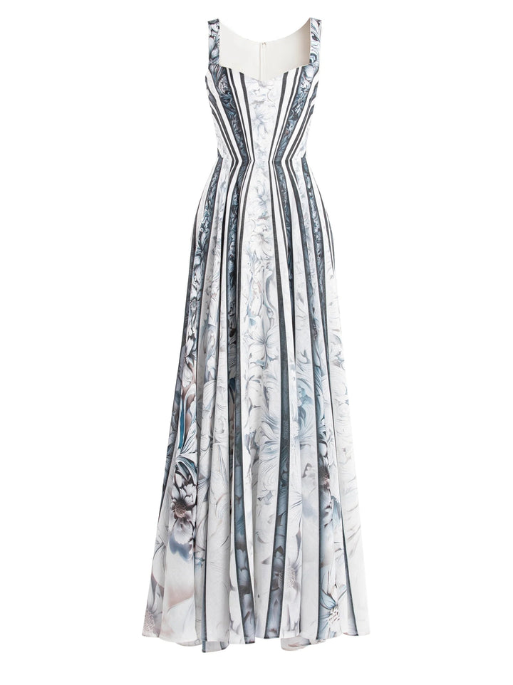 B/W LINEN PRINTED
DRESS